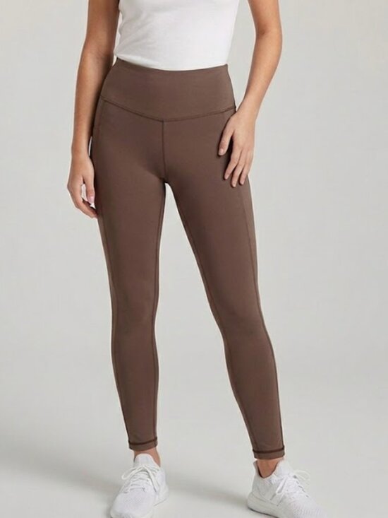 aerie Pants - Offline Aerie Real Me Leggings XL High Rise 7/8 Short Inseam Brown